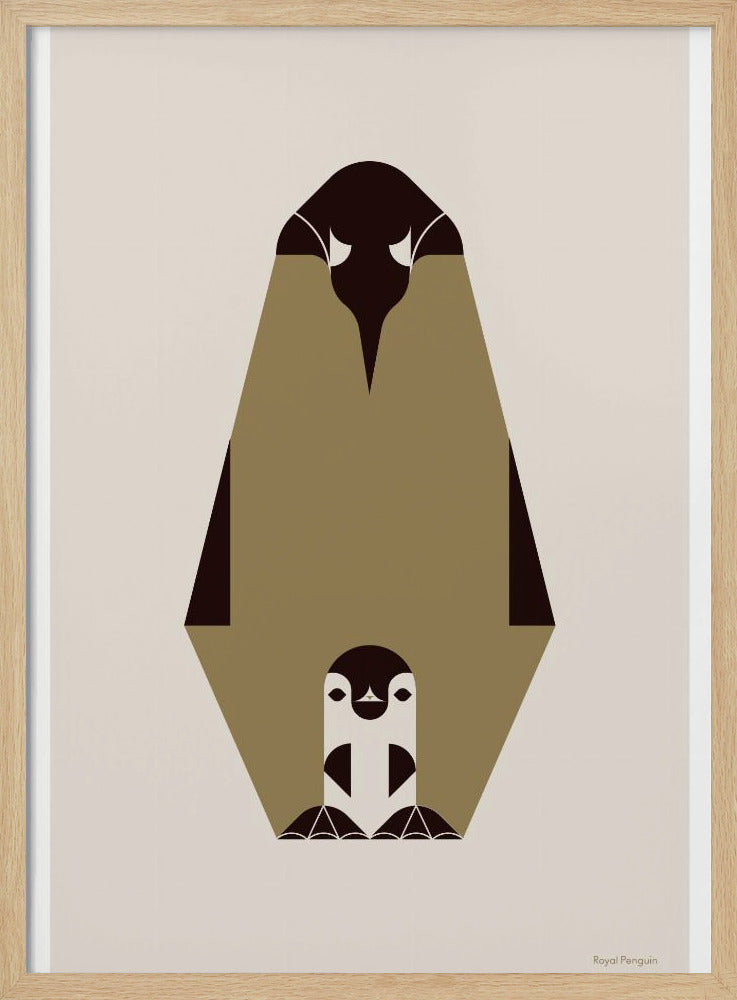 Golden Animals - Royal Penguin (white) | Poster