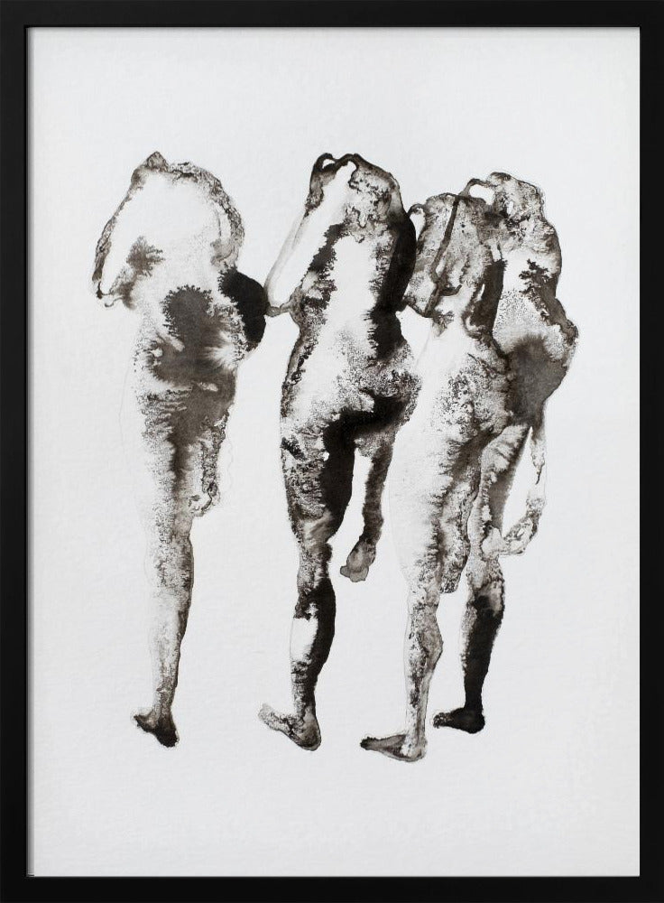Four Figures (naar Muybridge) Verbeterde Sr | Poster
