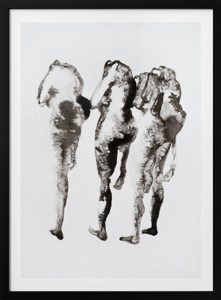 Four Figures (naar Muybridge) Verbeterde Sr | Poster