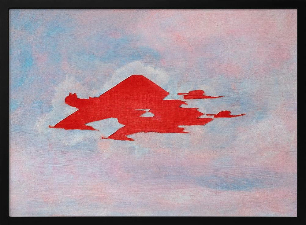 UAP Rood, Bewolkte Lucht | Poster