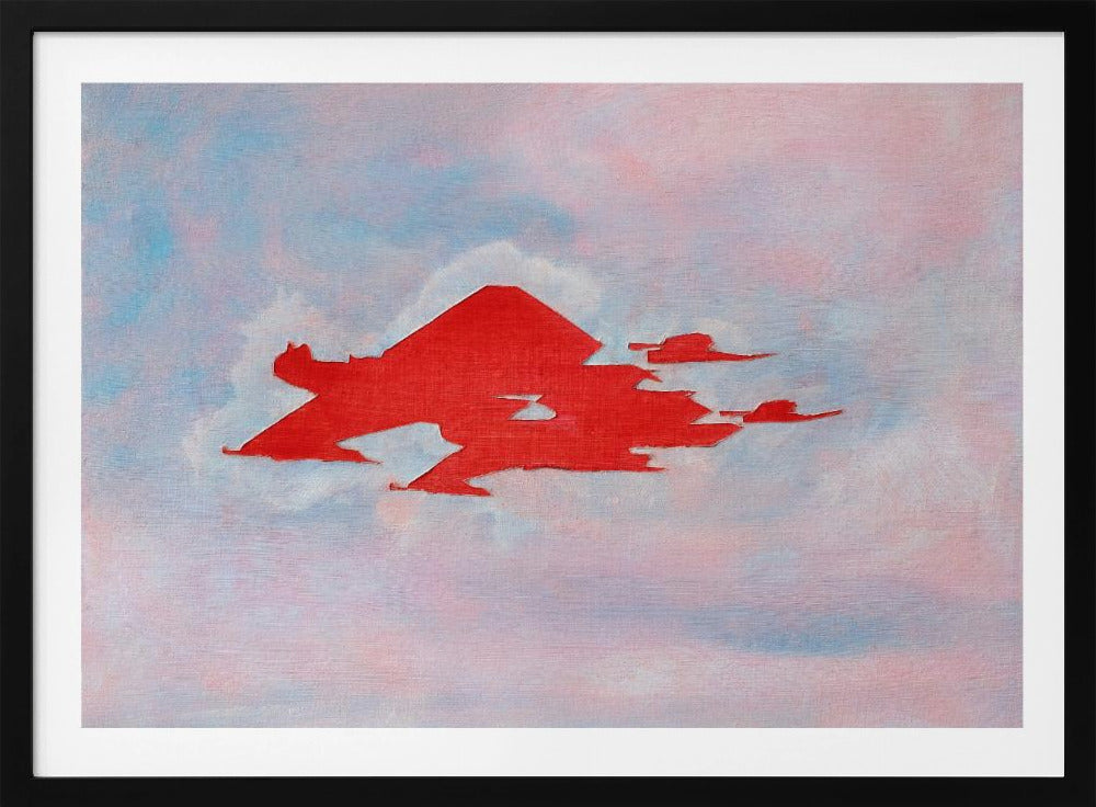 UAP Rood, Bewolkte Lucht | Poster
