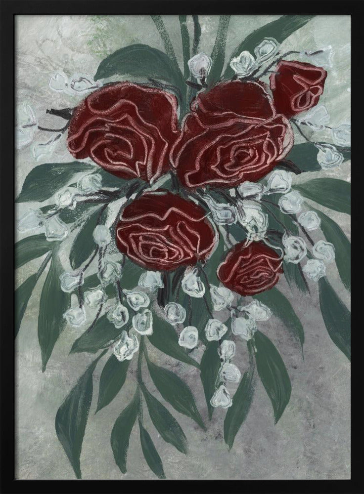 Zeldah red roses | Poster