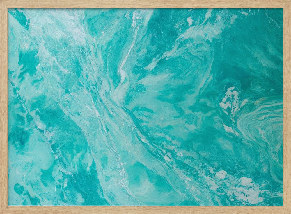 Vloeiende beweging in aquatinten | Poster