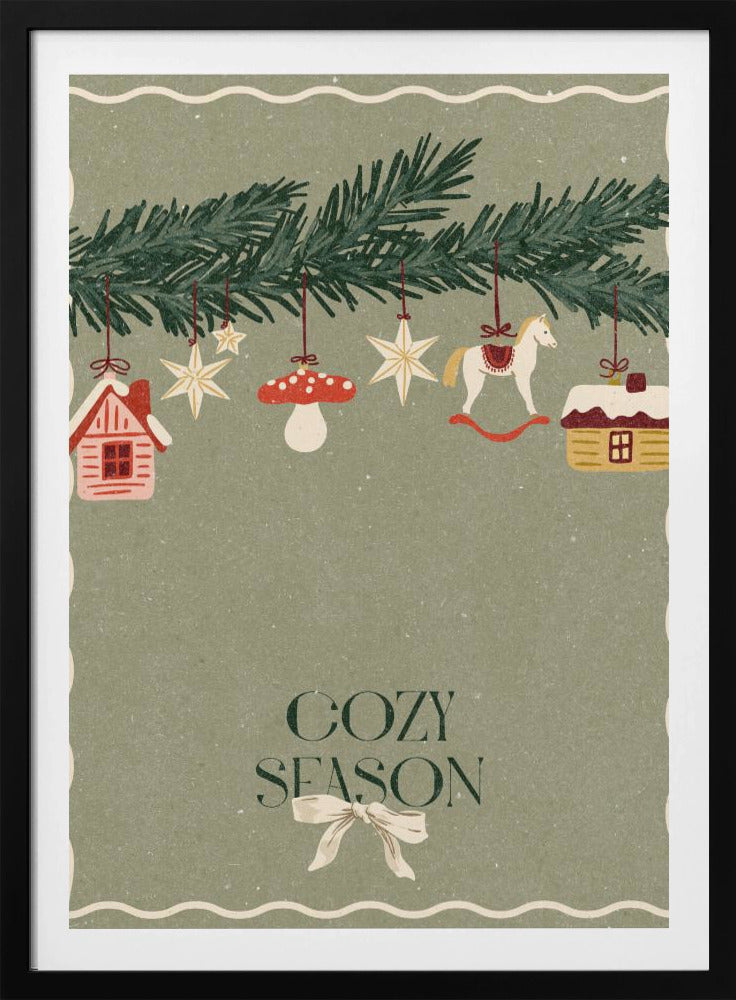 Speelgoed op de kerstboom | Poster