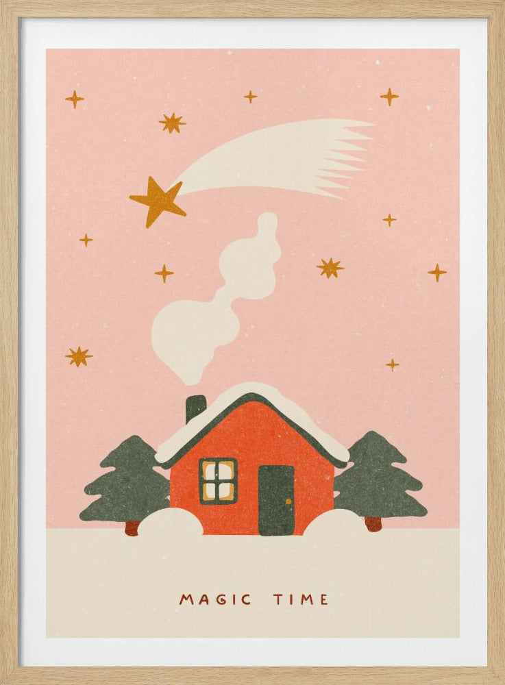 Een magische tijd met Kerstmis | Poster