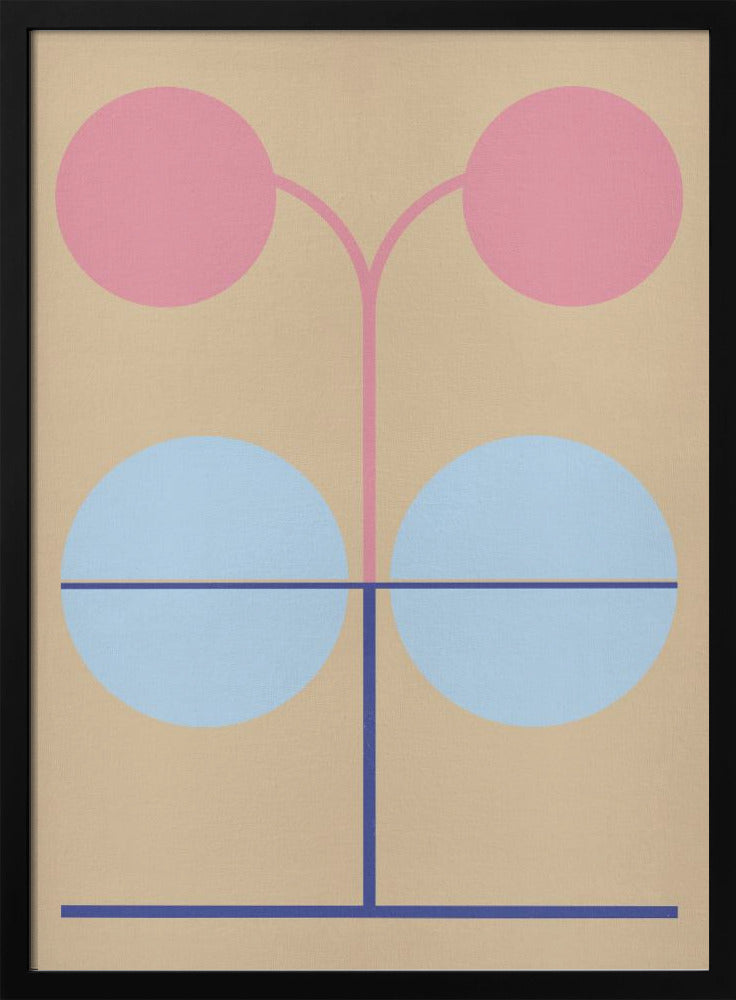 Bloemengeometrie 11 | Poster