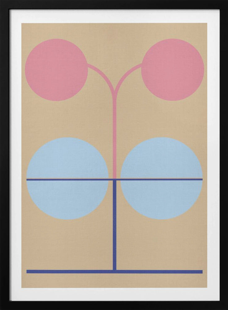 Bloemengeometrie 11 | Poster
