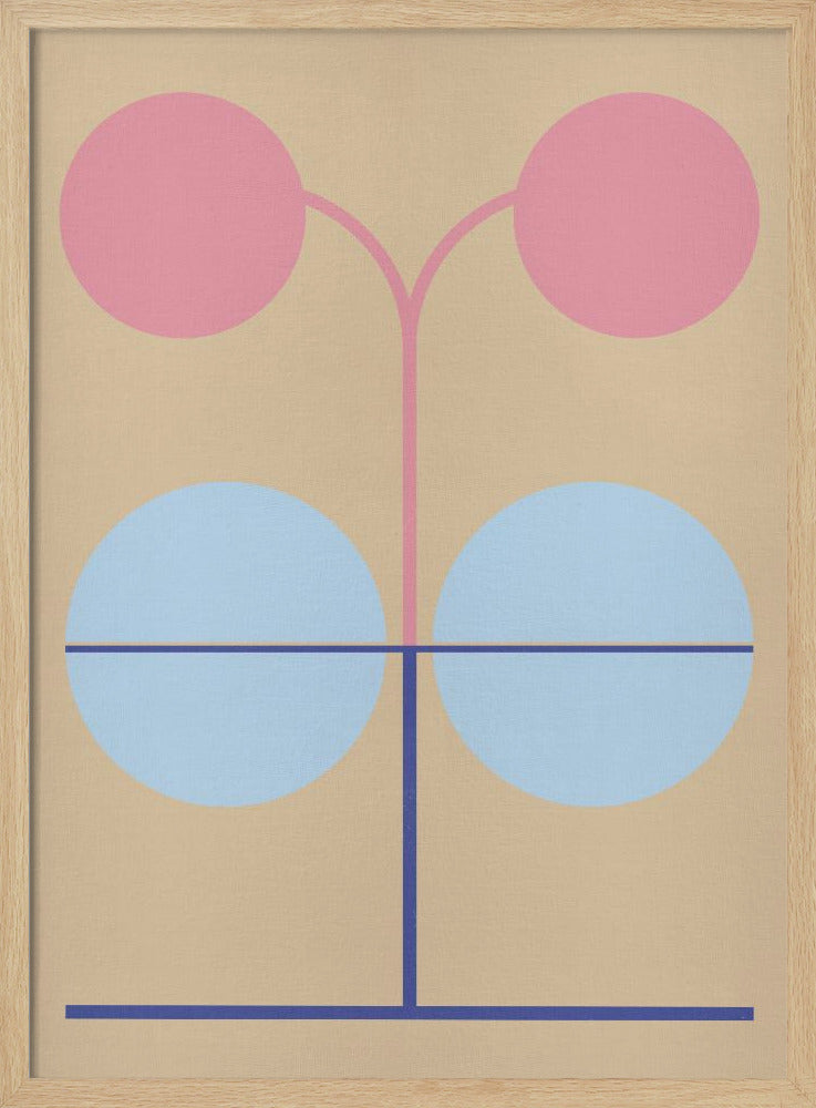 Bloemengeometrie 11 | Poster
