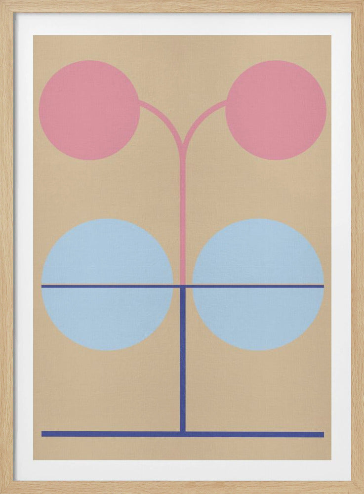 Bloemengeometrie 11 | Poster