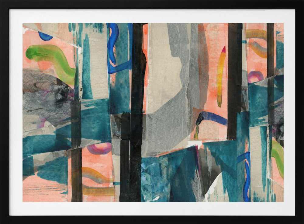 Multi Abstracte Vormen 1 | Poster