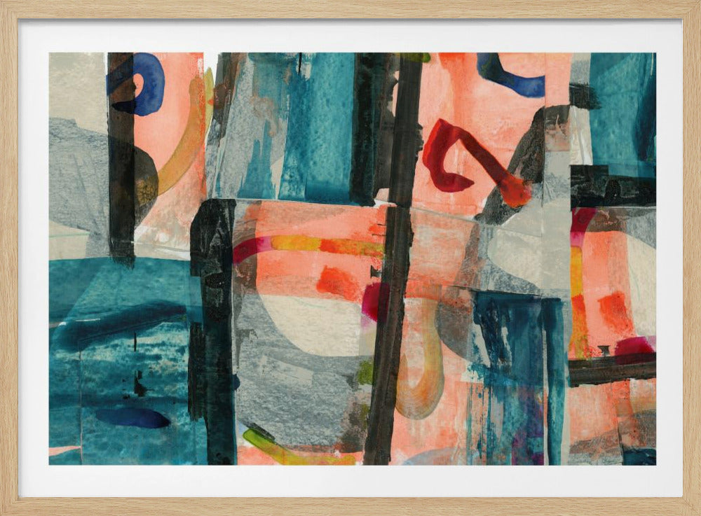 Multi Abstracte Vormen 2 | Poster