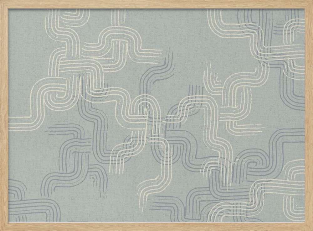 Kalmerende essentials sporen betonblauw | Poster