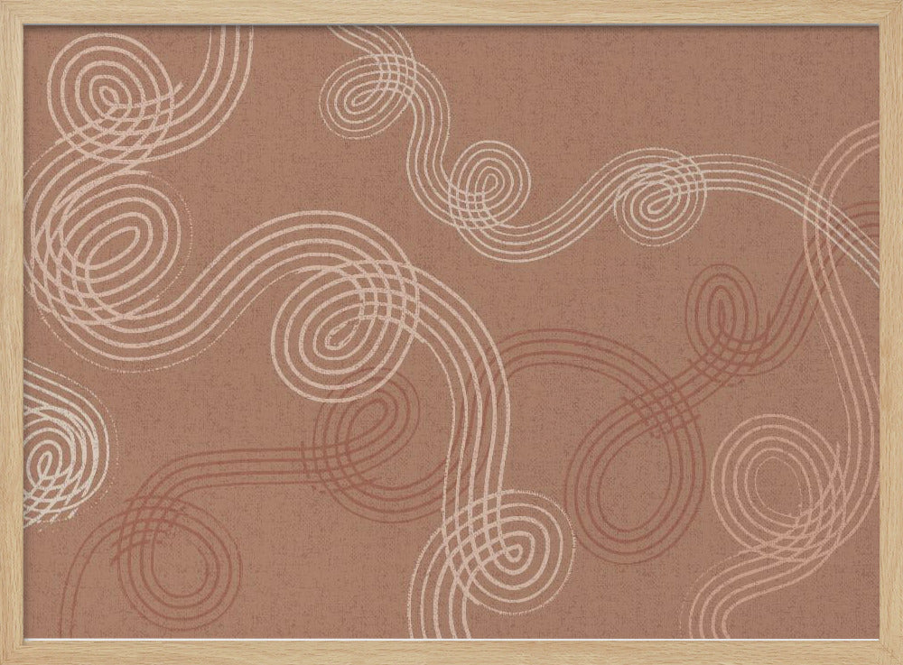 kalmerende essentials loops Mocha Mousse | Poster