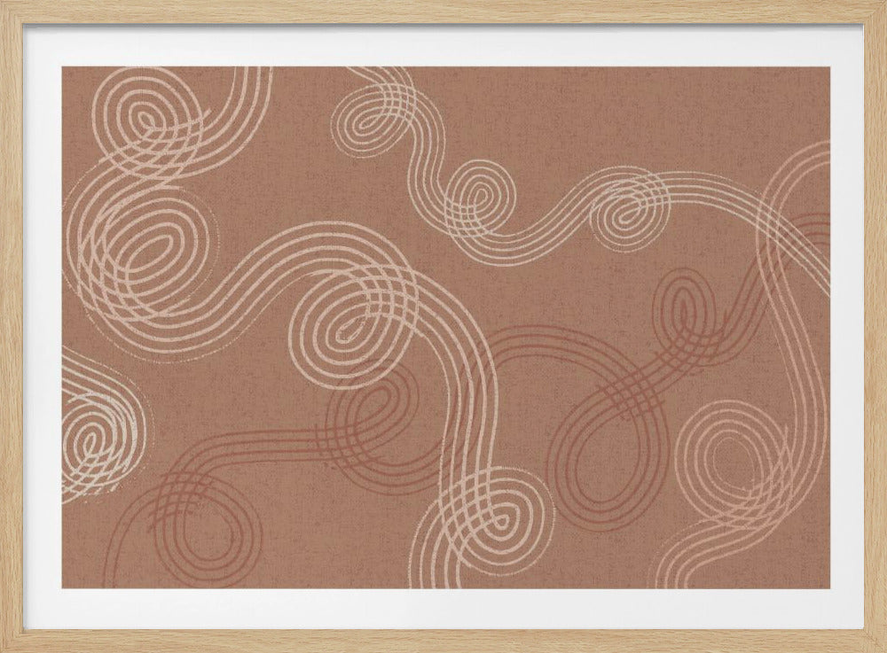 kalmerende essentials loops Mocha Mousse | Poster