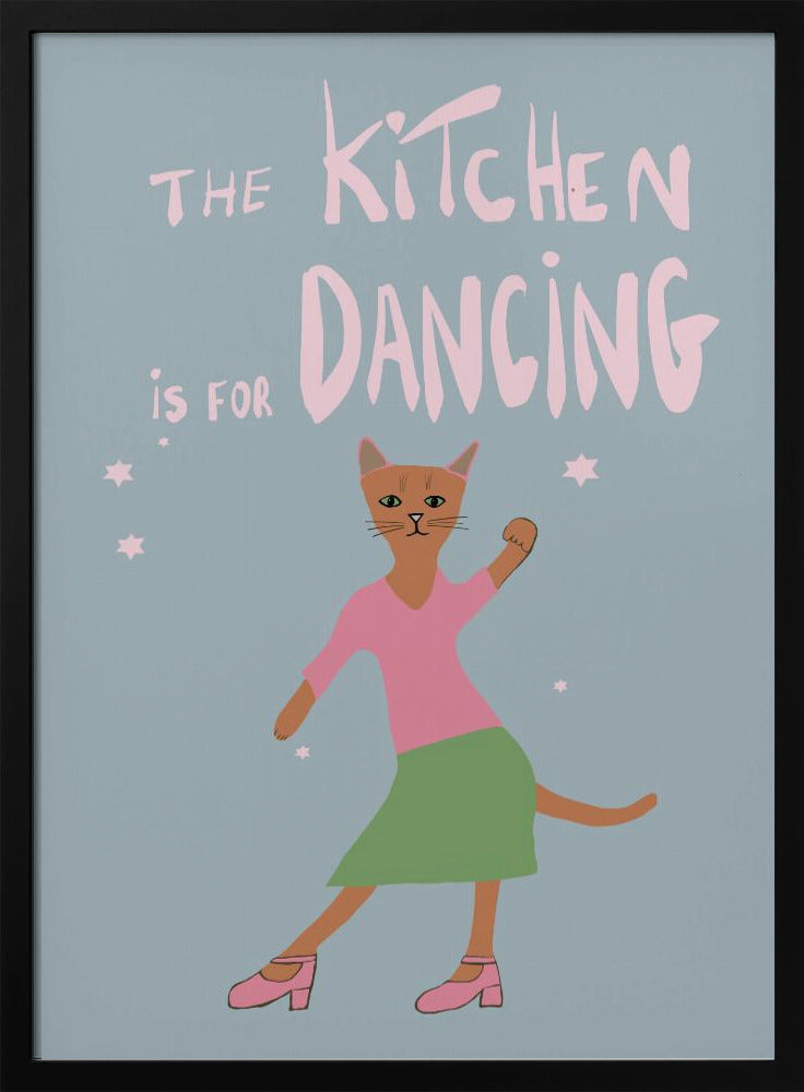 De keuken is om te dansen | Poster