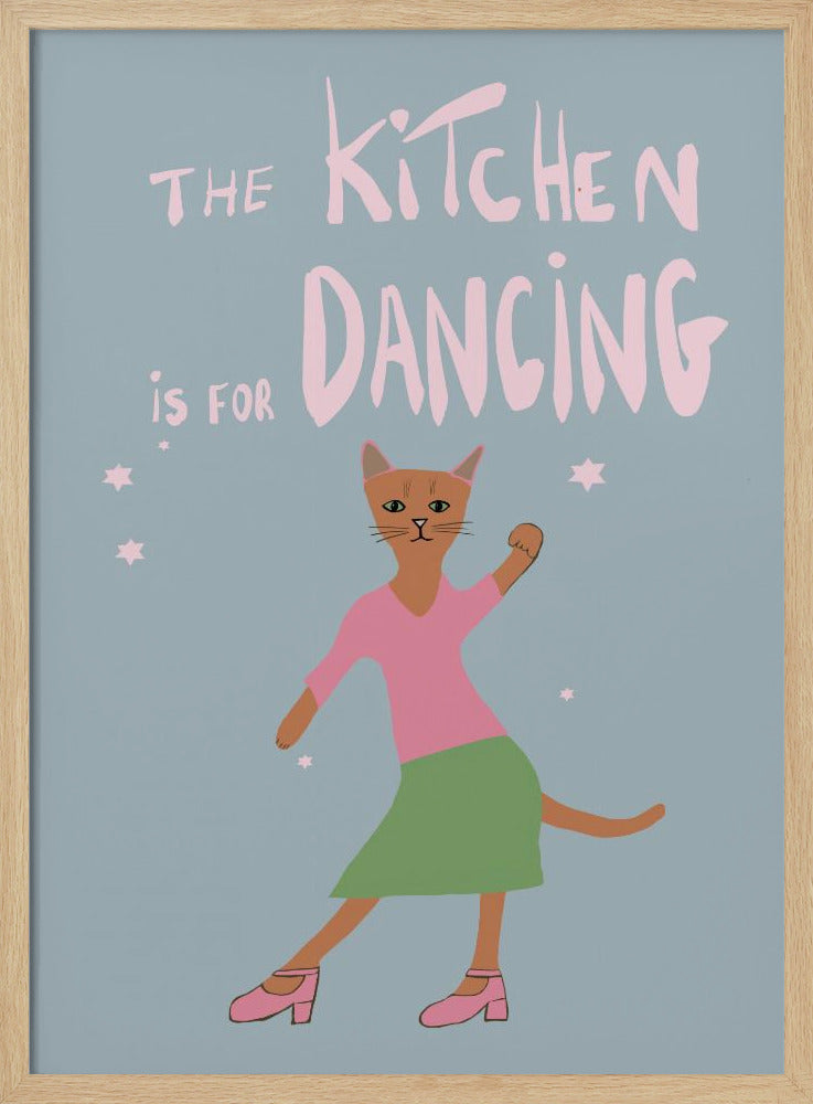 De keuken is om te dansen | Poster