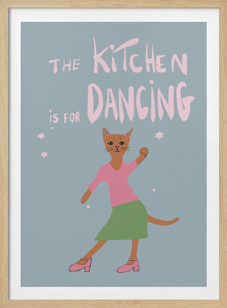 De keuken is om te dansen | Poster