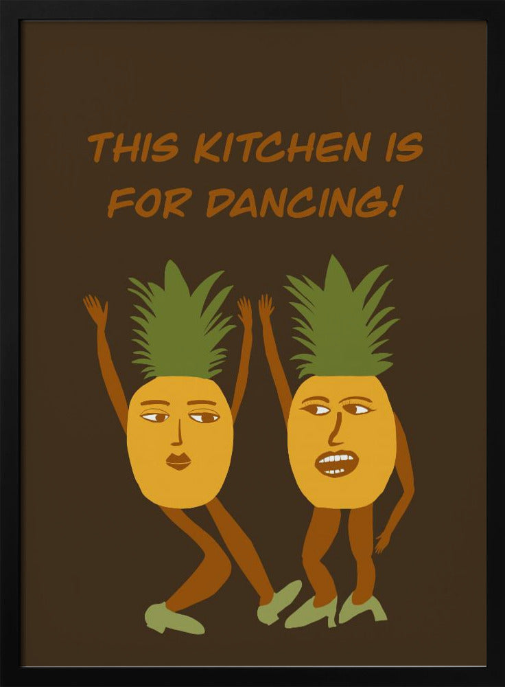 Dansende ananas | Poster