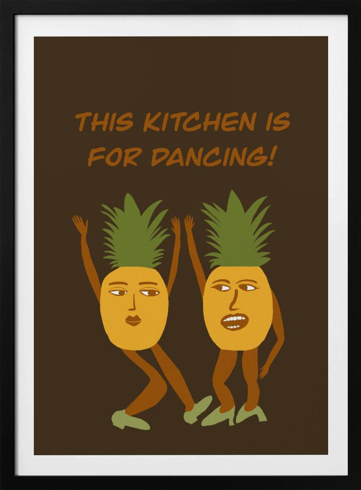 Dansende ananas | Poster