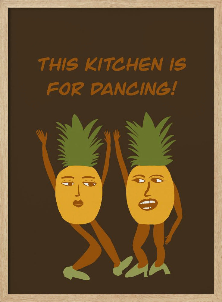 Dansende ananas | Poster