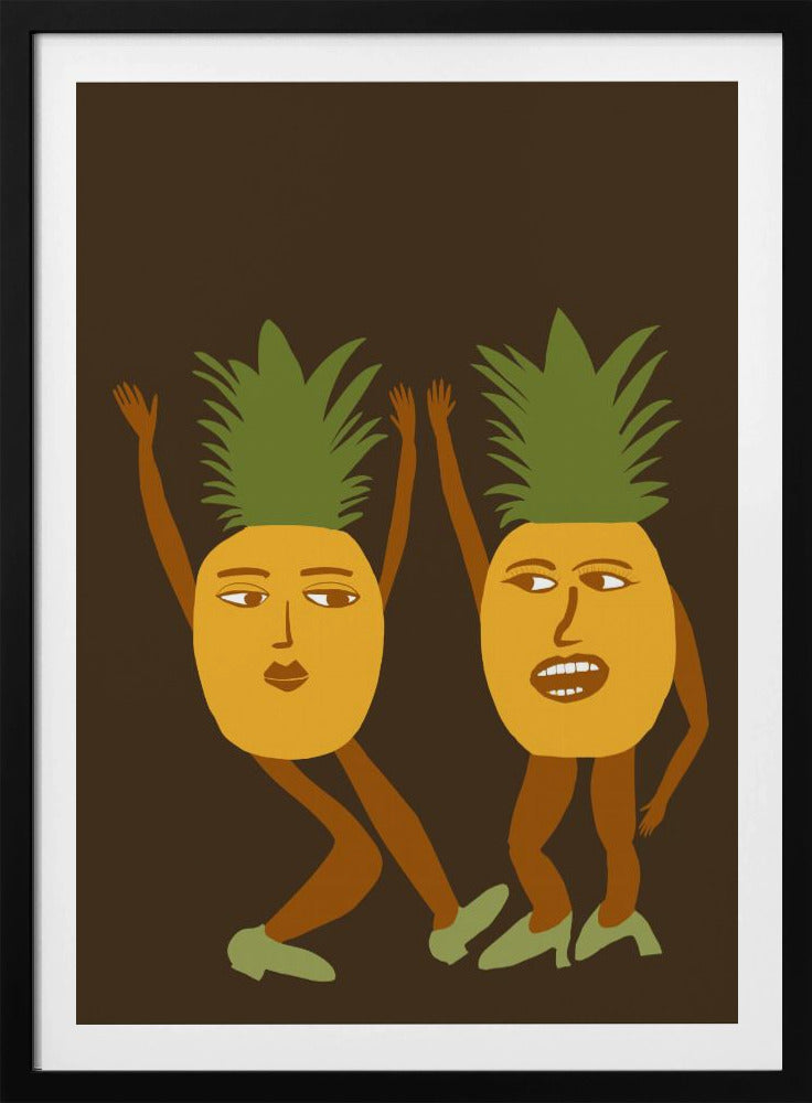 Dansende ananas | Poster