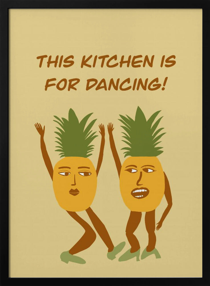 Dansende ananas | Poster