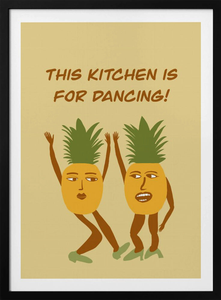 Dansende ananas | Poster