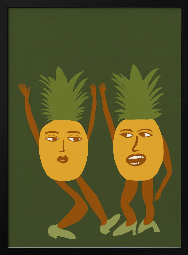 Dansende ananas | Poster