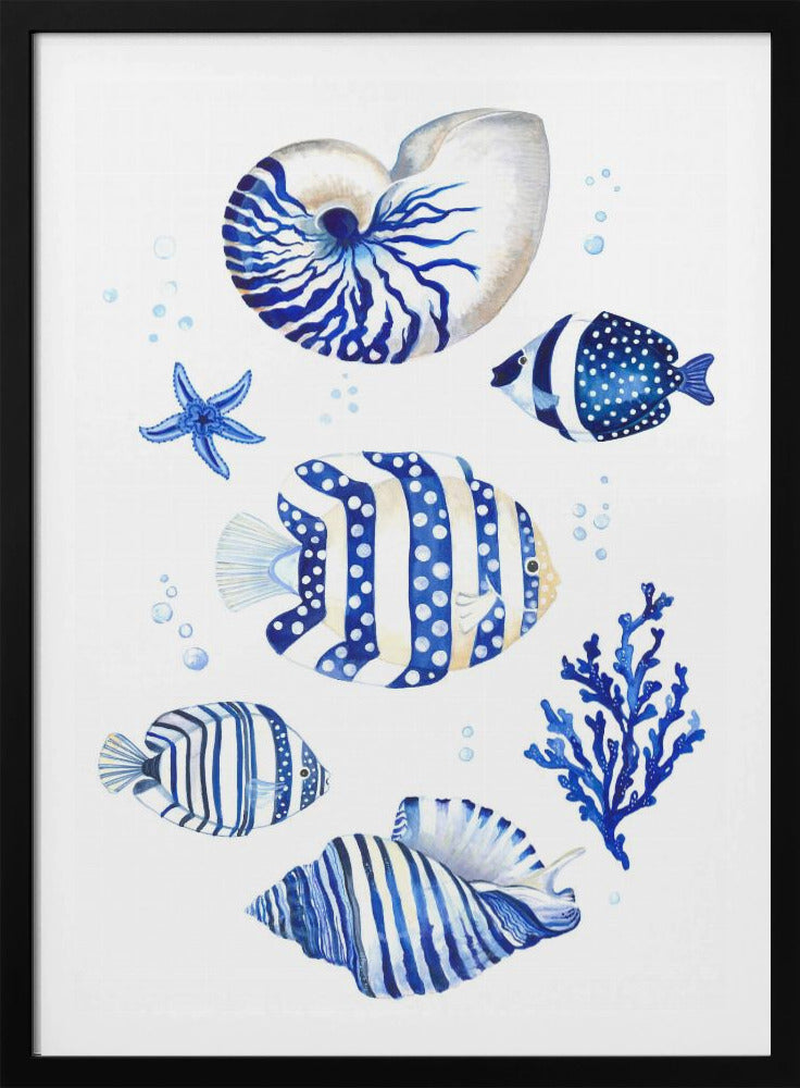 Geïnspireerd door de rustige schoonheid van de oceaan | Poster