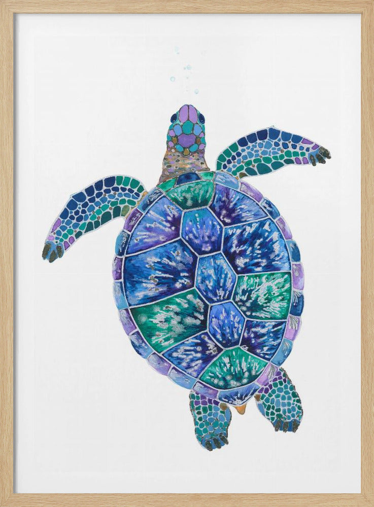 Schildpadden droomlandschap | Poster