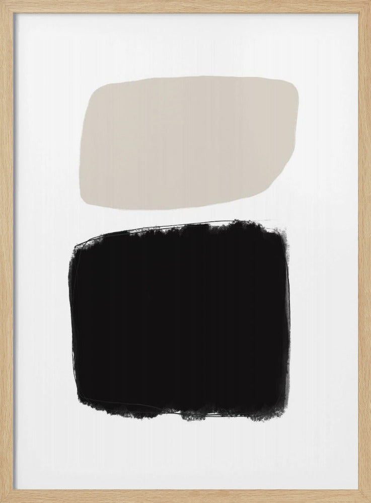 Contrasterende blokken | Poster