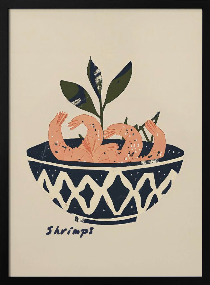 Garnalen Delight Bowl | Poster