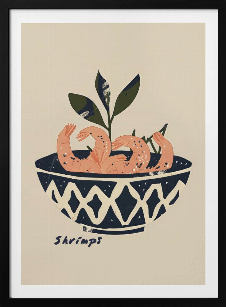 Garnalen Delight Bowl | Poster