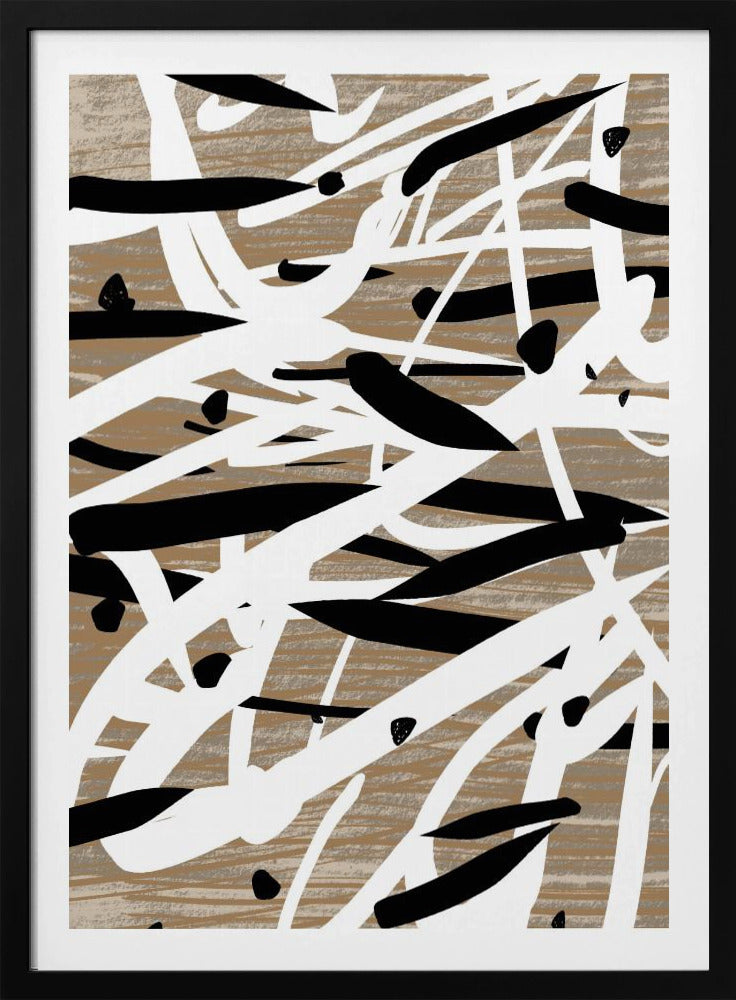Chaotic Strokes Dans | Poster