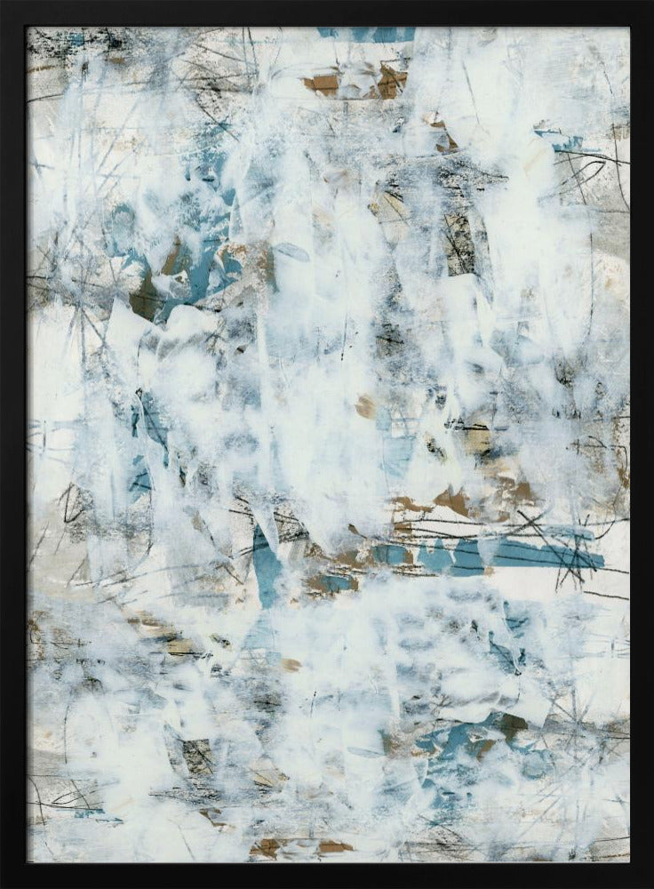 Abstracte Witte Mist 2 | Poster
