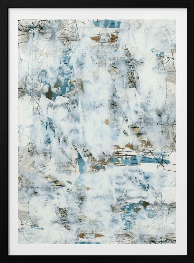 Abstracte Witte Mist 2 | Poster