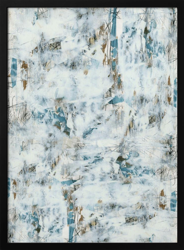 Abstracte Witte Mist 3 | Poster