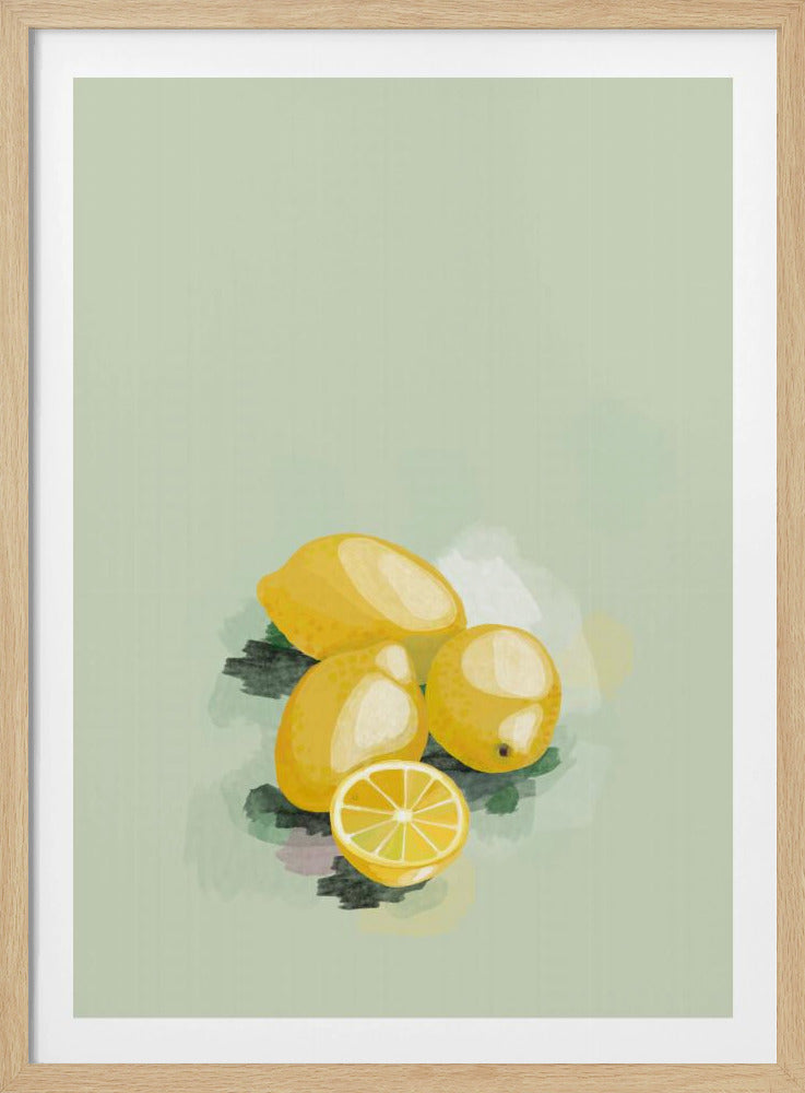 Drie en een halve citroen | Poster