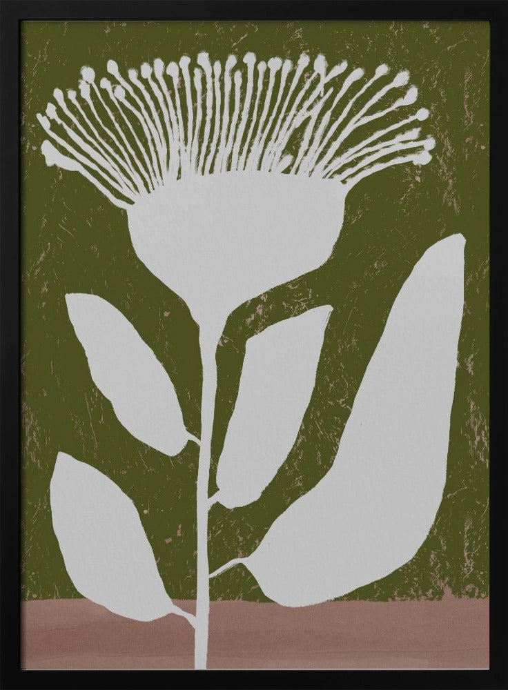 Botanisch ontwerp van een bloem tegen | Poster