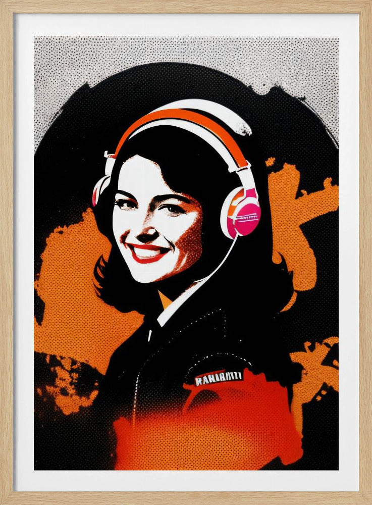 Een levendig meisje | Poster