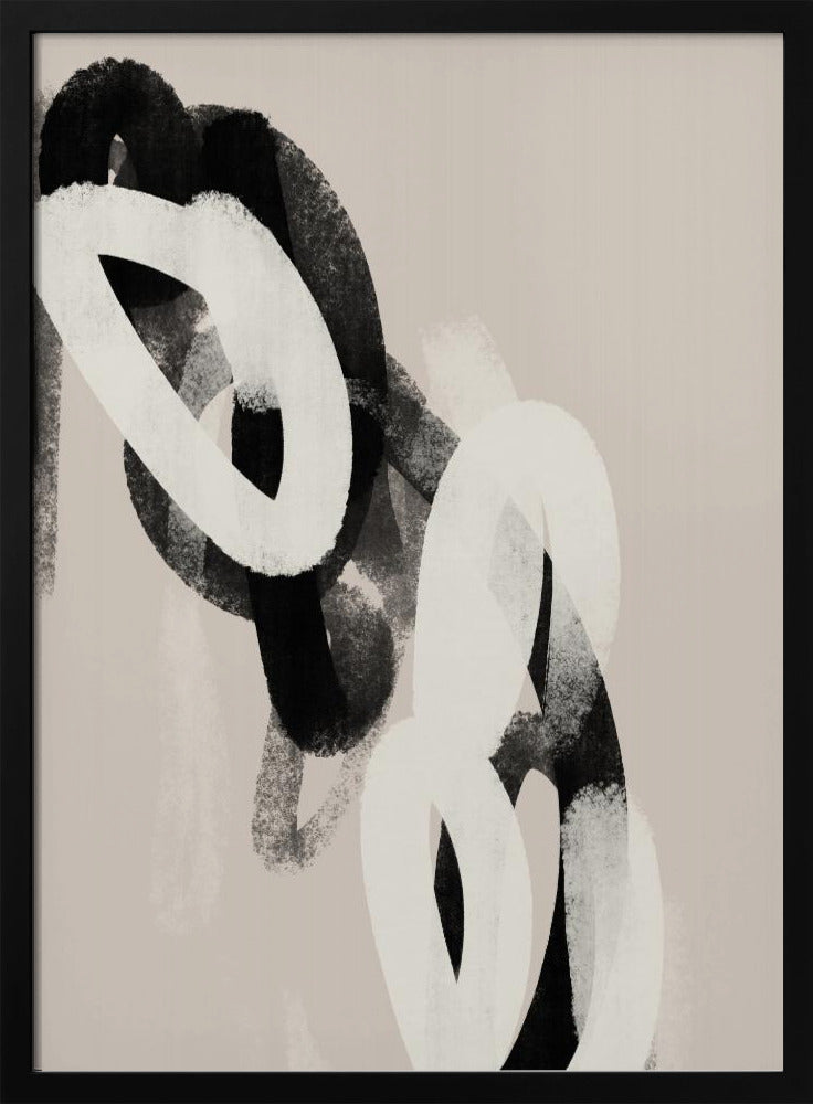 Monochrome lussen | Poster