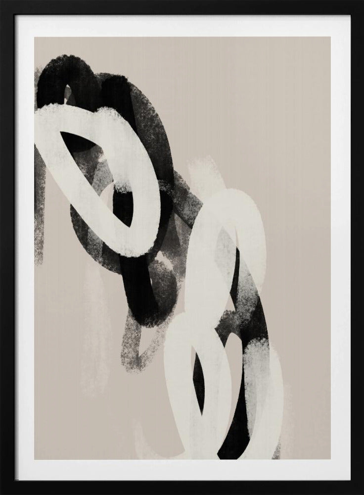Monochrome lussen | Poster