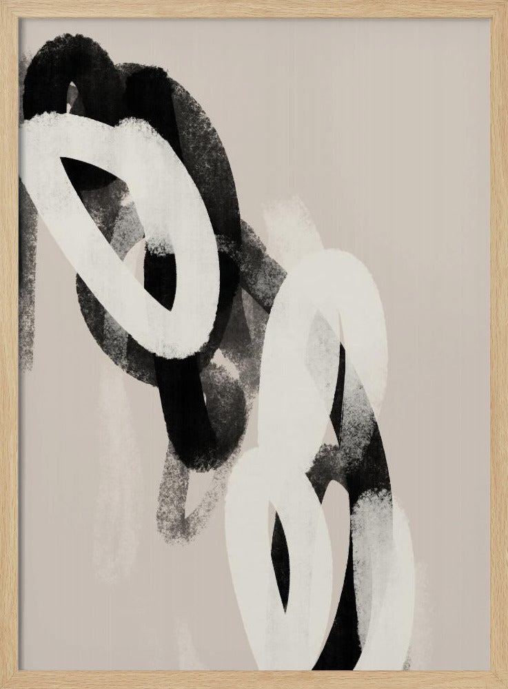 Monochrome lussen | Poster