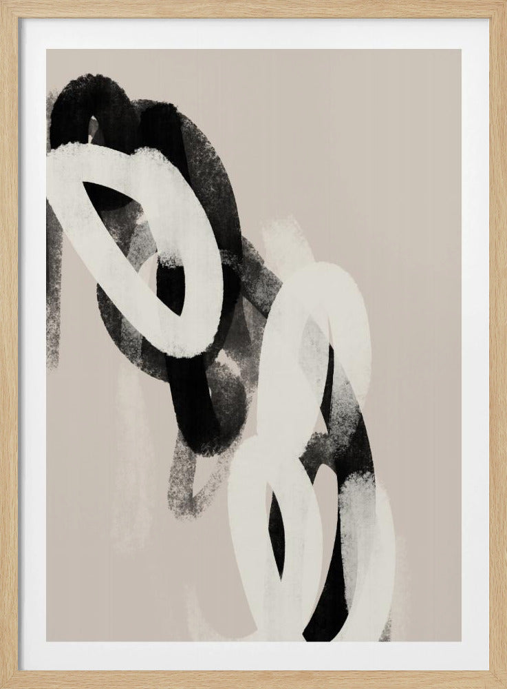 Monochrome lussen | Poster