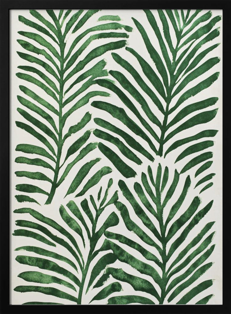 Groene bladeren | Poster