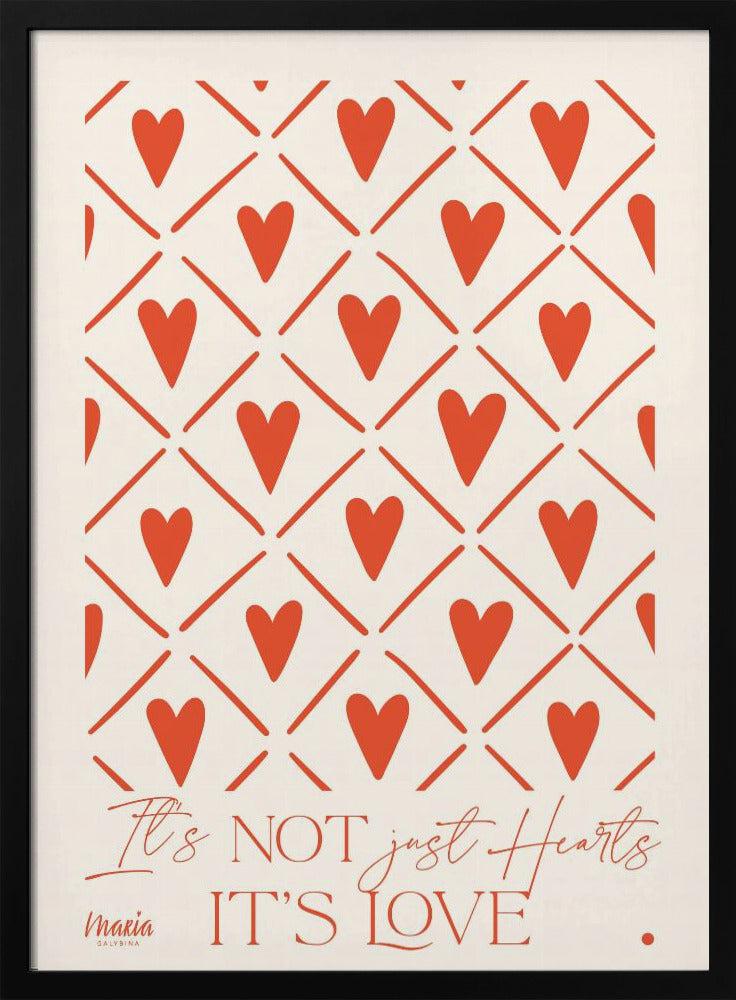 Over liefde. Harten | Poster