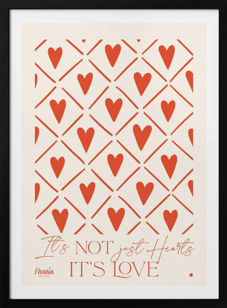 Over liefde. Harten | Poster