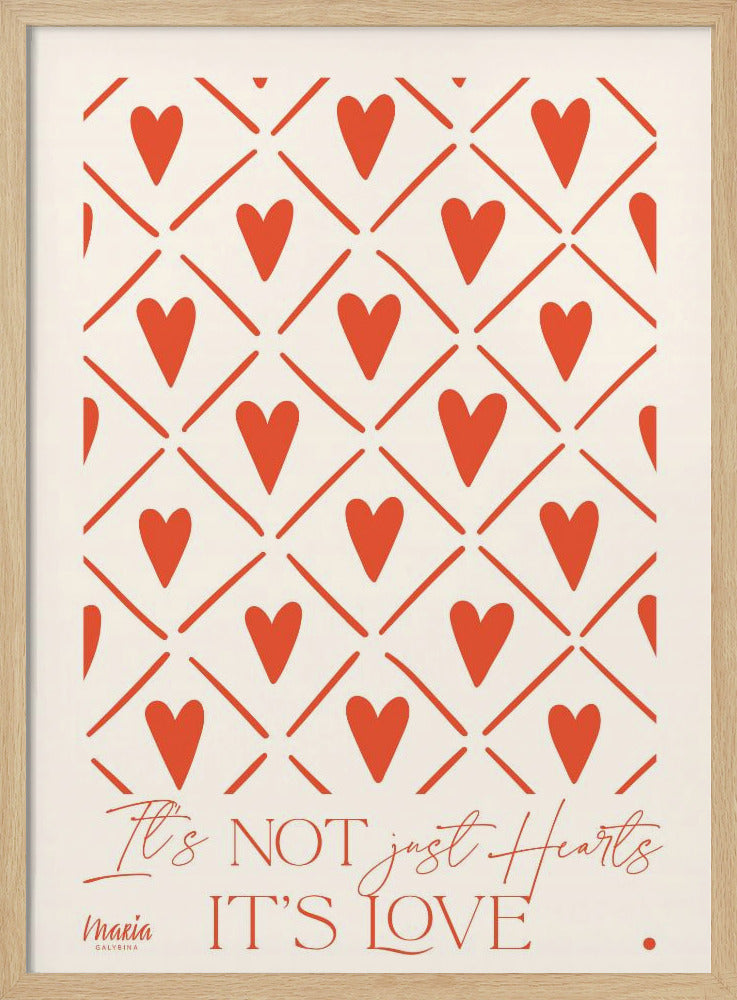Over liefde. Harten | Poster
