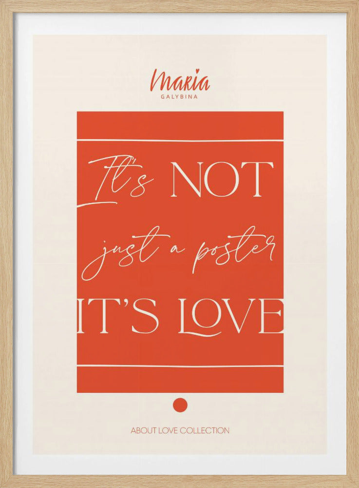 Over liefde. Poster | Poster