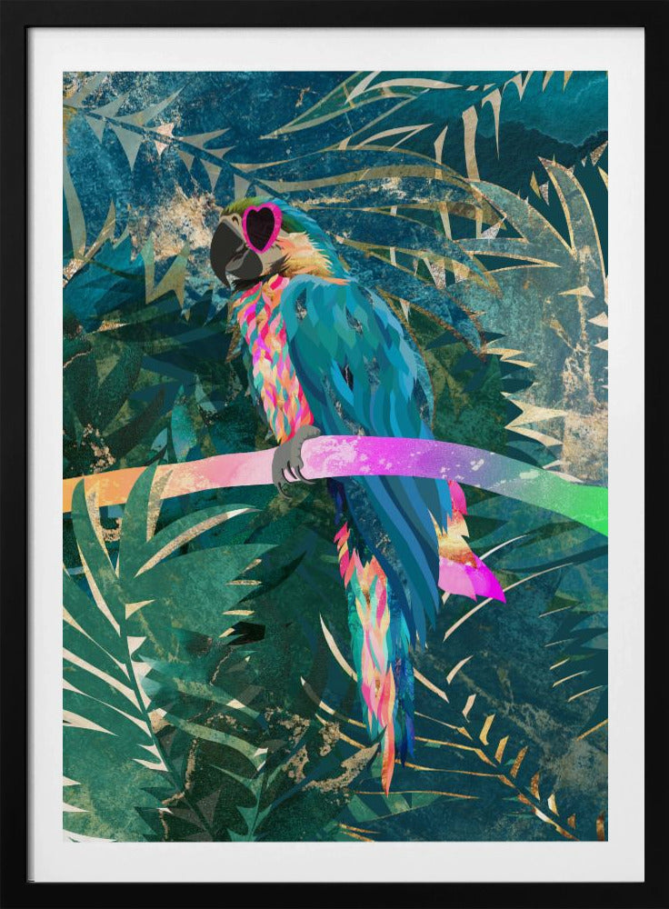 Jungle Regenboog Ara Bril 01 | Poster